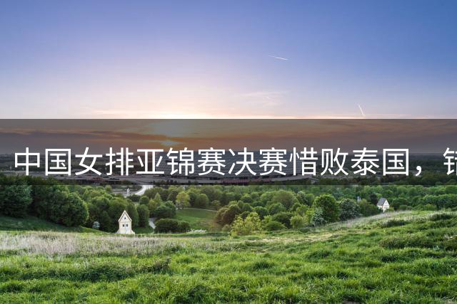 中国女排亚锦赛决赛惜败泰国，错失奥运直通资格